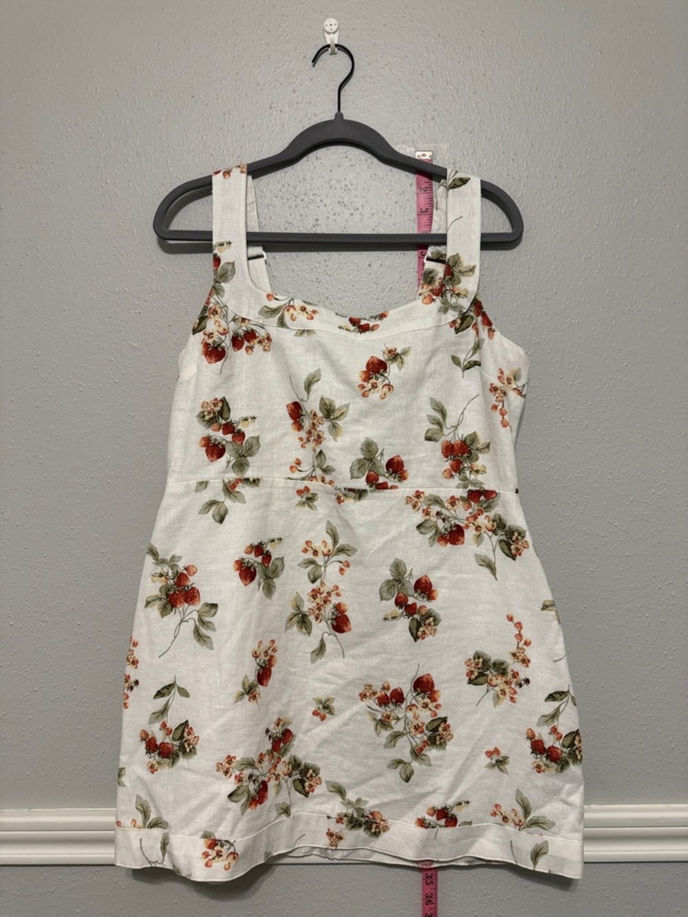 Abercrombie & Fitch Strawberry Print Mini Dress.